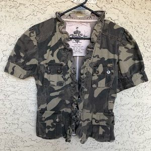 Fancy camo print blazer